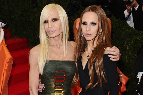 donatella versace e rock|donatella versace daughter.